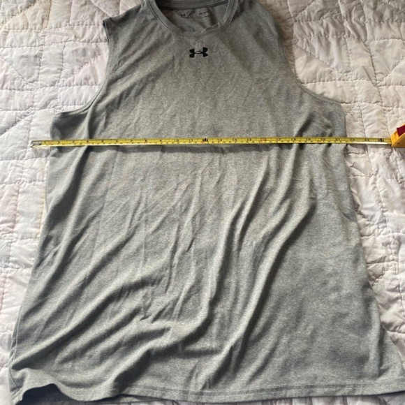 Under Armour Mens Velocity Muscle Tank Loose Fit Gray Men's Medium - Picture 5 of 6
